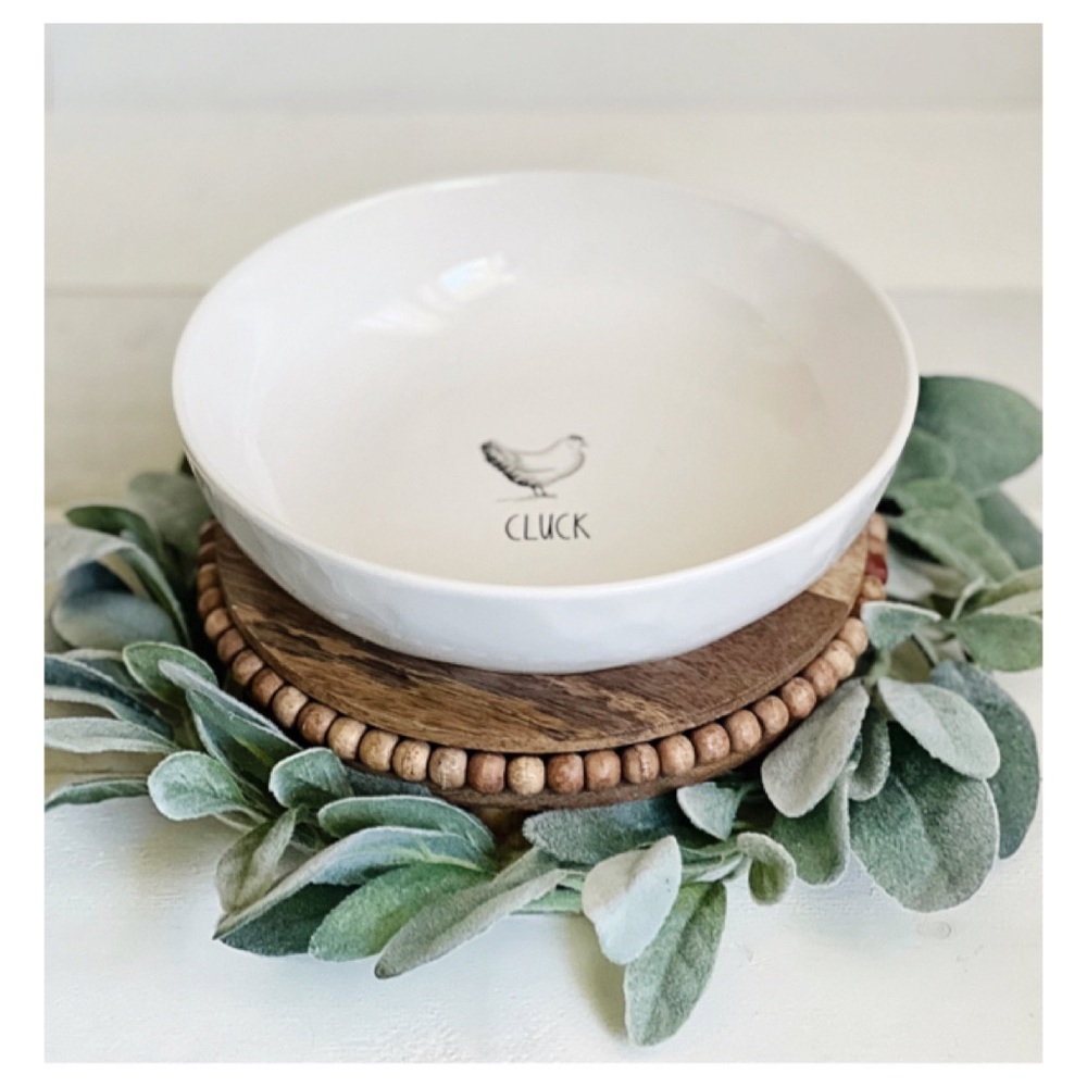 NEW Rae Dunn Chicken Cluck Bowl - Picture 3 of 3